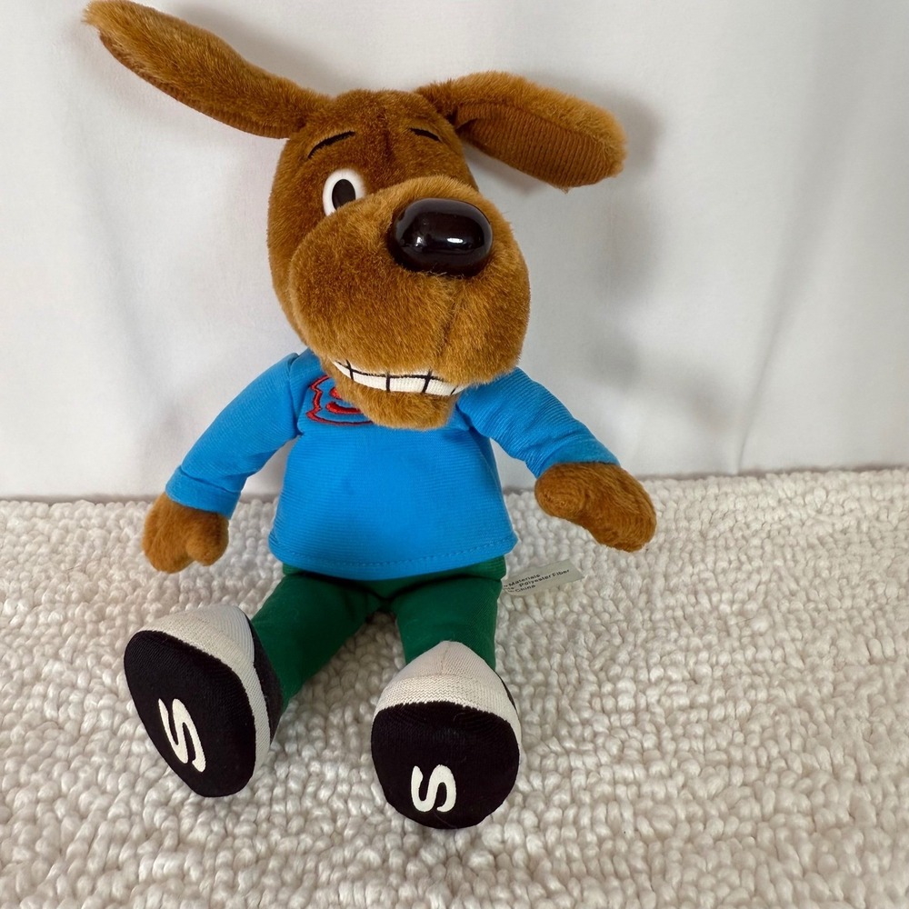90s Skechers Dog stuffed animal VTG rare 8"
